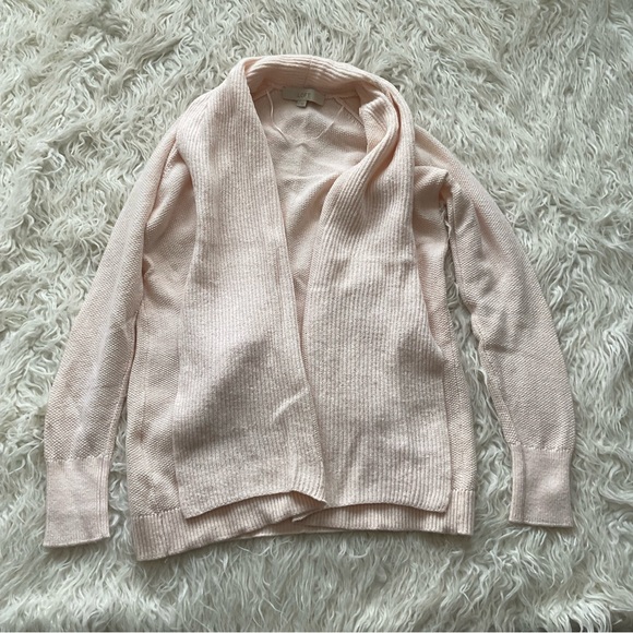LOFT Light Blush Pink‎ Cardigan - Picture 1 of 4